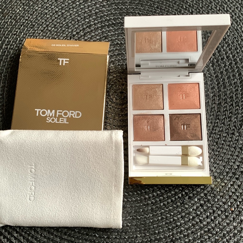 Tom Ford Soleil Eye Color Wet/Dry Formula Quad (03 Soleil D’Hiver; LE).